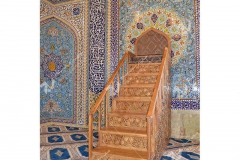 ساخت منبر گره چینی مسجد حضرت فاطمه(س)- نخجوان - جمهوری آذربایجان
