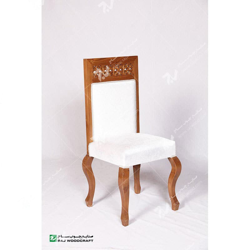 صندلی کلاسیک (ناهارخوری ، مبلمان) چوبی سنتی مشبک – سمن کد ۳۰۴
