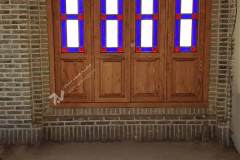 درب و پنجره سنتی چوبی شیشه رنگی گره چینی  ارسی دستساز پروژه طرقبه خراسان