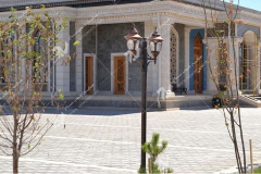 ساخت درب سنتی چوبی گره چینی مسجد حضرت فاطمه(س)- نخجوان - جمهوری آذربایجان