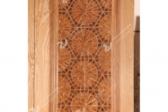 (3)درب چوبی گره چینی تند دوازده مسجد امام رضا (ع) شهرک صنعتی - مشهد مقدس