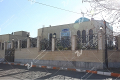 (4)ساخت دربهای تمام چوب مسجد امام رضا (ع) شهرک صنعتی - مشهد مقدس