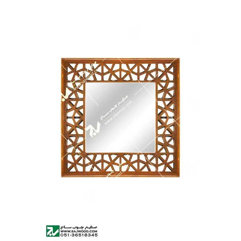 ایینه دیواری،تمام قدی چوبی سنتی گره چینی مشبک