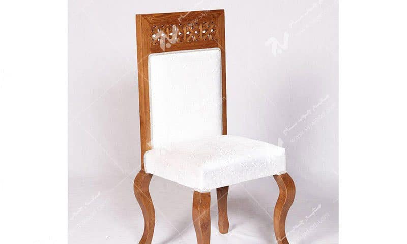 صندلی کلاسیک (ناهارخوری ، مبلمان) چوبی سنتی مشبک – سمن کد ۳۰۴