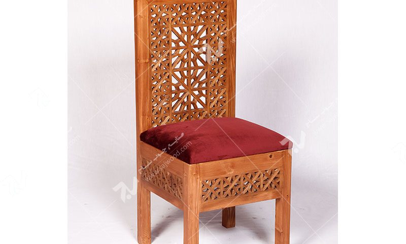 صندلی کلاسیک (ناهارخوری ، مبلمان) چوبی سنتی مشبک – سمن کد۳۰۳