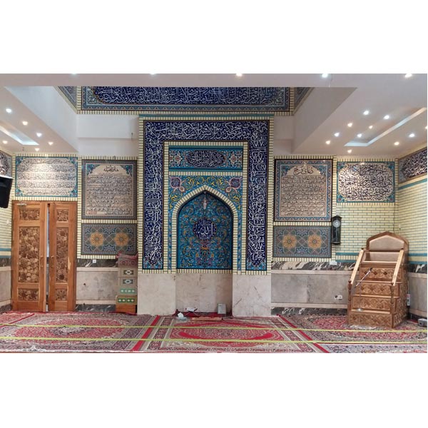 منبر چوبی مسجد گره چینی ۴ پله – الماس کد ۱۰۵