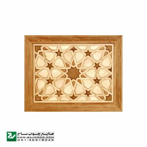 درب سنتی چوبی ورودی مسجد ،امامزاده،اماکن متبرکه صنایع چوب ساج مدل T10