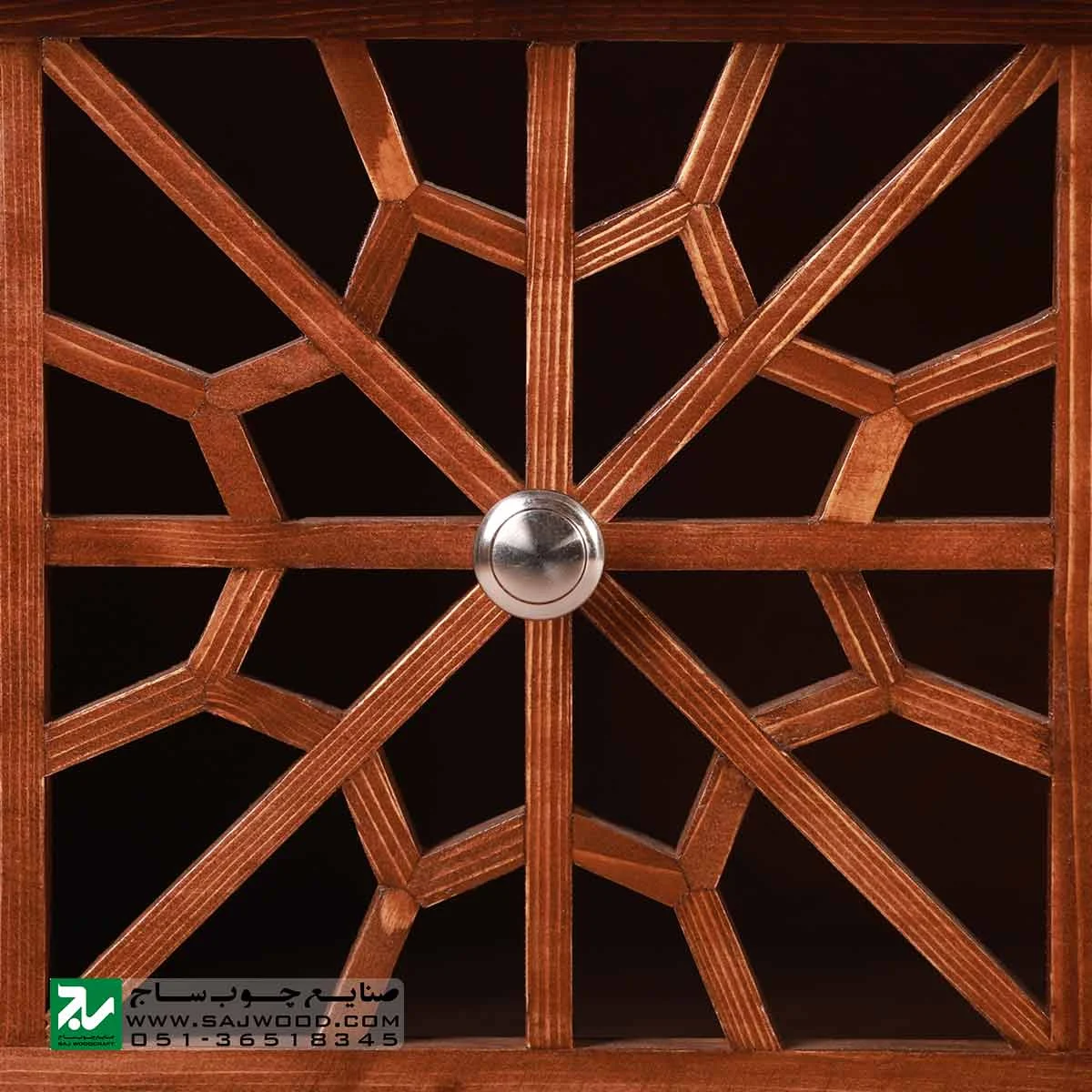 میز ال سی دی و تلویزیون LCD / LED سنتی صنایع چوب ساج مدل 321