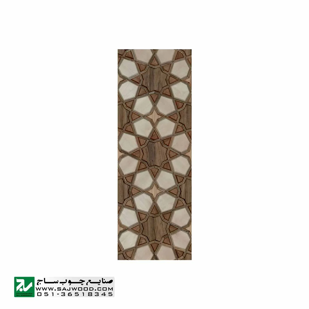 درب سنتی ورودی حرم ،مسجد، چوبی صنایع چوب ساج مدل L8