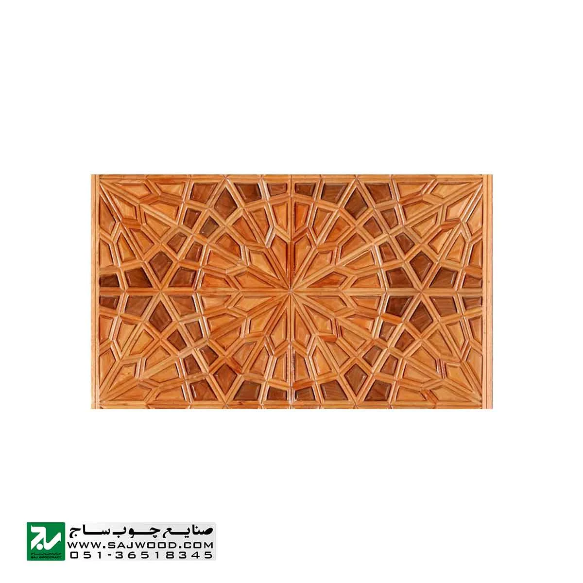 درب سنتی ورودی حسینیه ،مسجد، اماکن متبرکه چوبی صنایع چوب ساج مدل T12