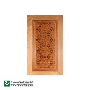 درب ورودی حسینیه ،مسجد، اماکن متبرکه چوبی صنایع چوب ساج مدل T12