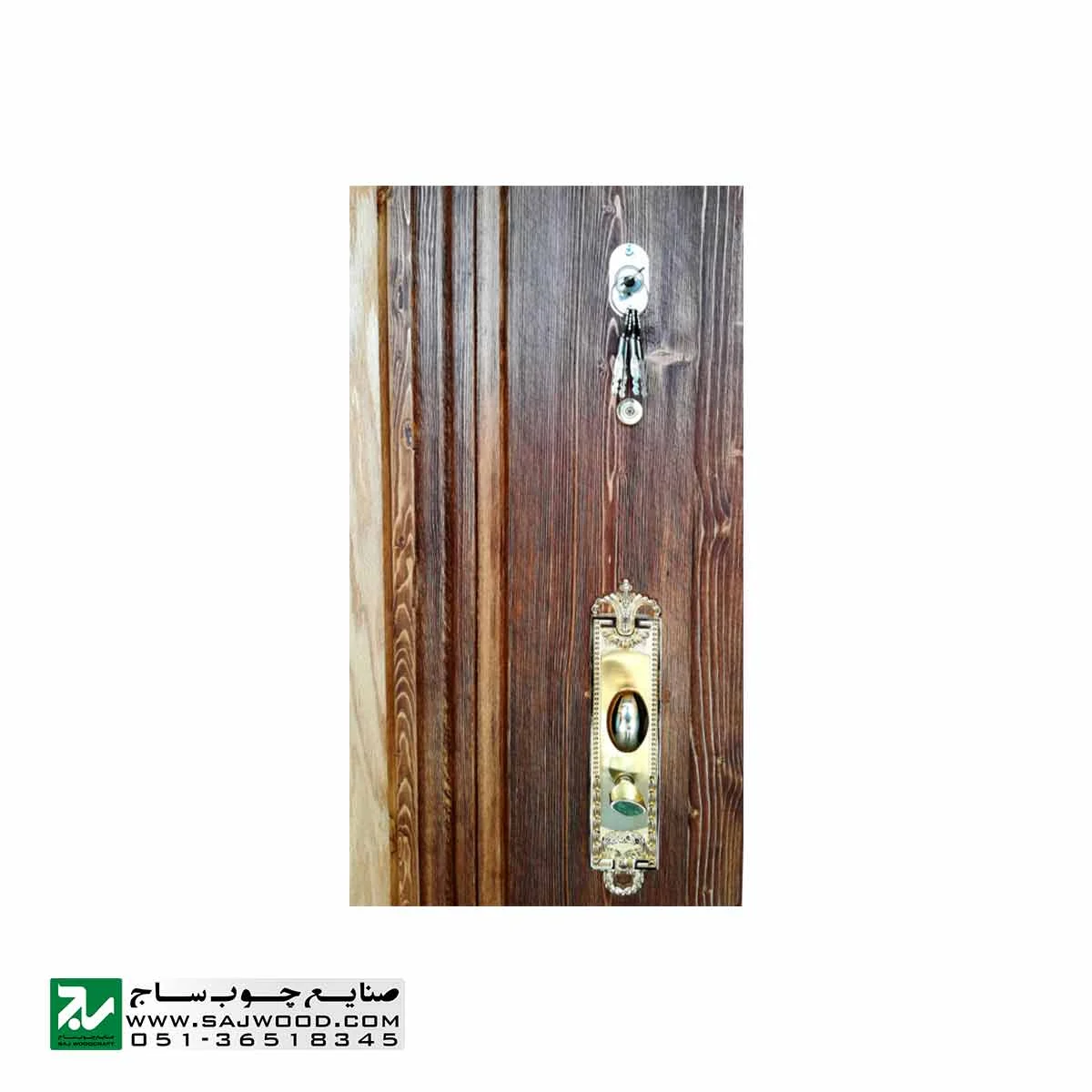 درب ورودی هتل سنتی، آپارتمان و ساختمان صنایع چوب ساج مدل T12B