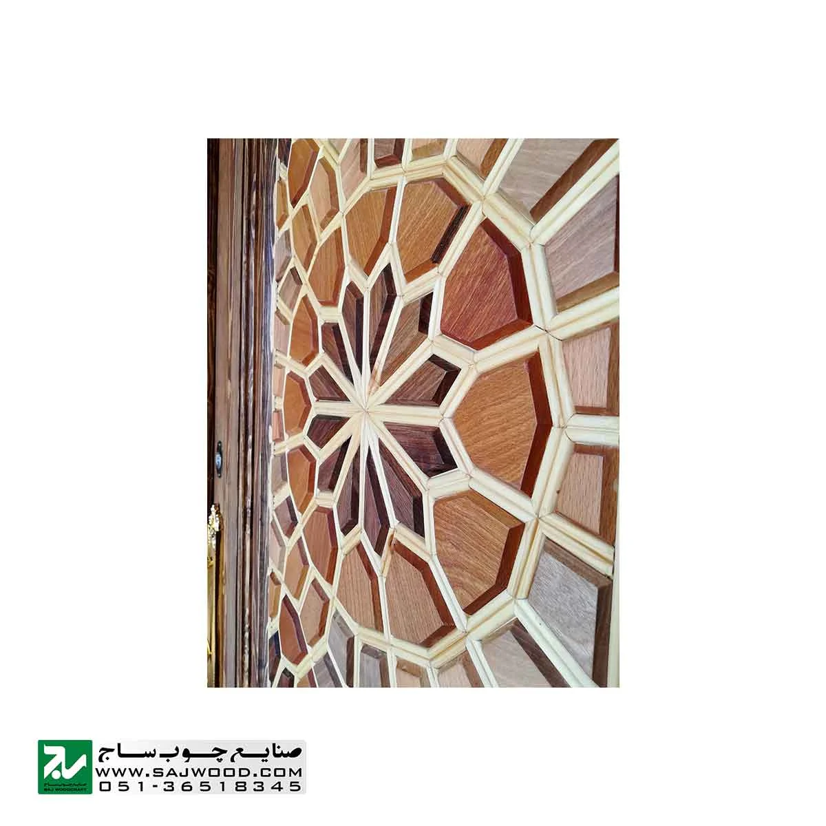 درب ورودی هتل سنتی چوبی، آپارتمان و ساختمان صنایع چوب ساج مدل T12B