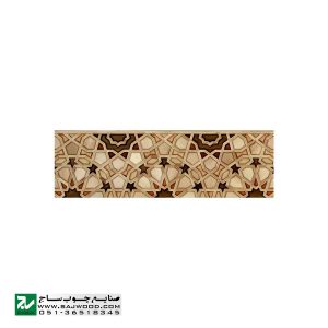 درب سنتی چوبی ورودی نمازخانه ،مسجد،اماکن متبرکه صنایع چوب ساج مدل TCG10