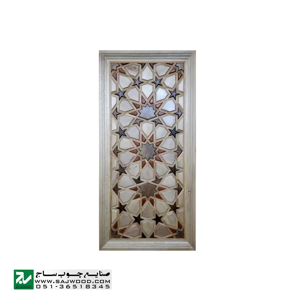 درب سنتی ورودی امامزاده ، مسجد ، نمازخانه صنایع چوب ساج مدل TT10