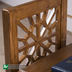میز و صندلی نماز و تحریر چوبی صنایع چوب ساج مدل 647