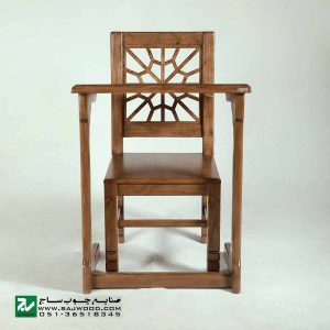 میز و صندلی نماز و تحریر سنتی چوبی صنایع چوب ساج مدل 647