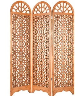 پاراوان دستساز چوبی ، پارتیشن متحرک صنایع چوب ساج مدل 504