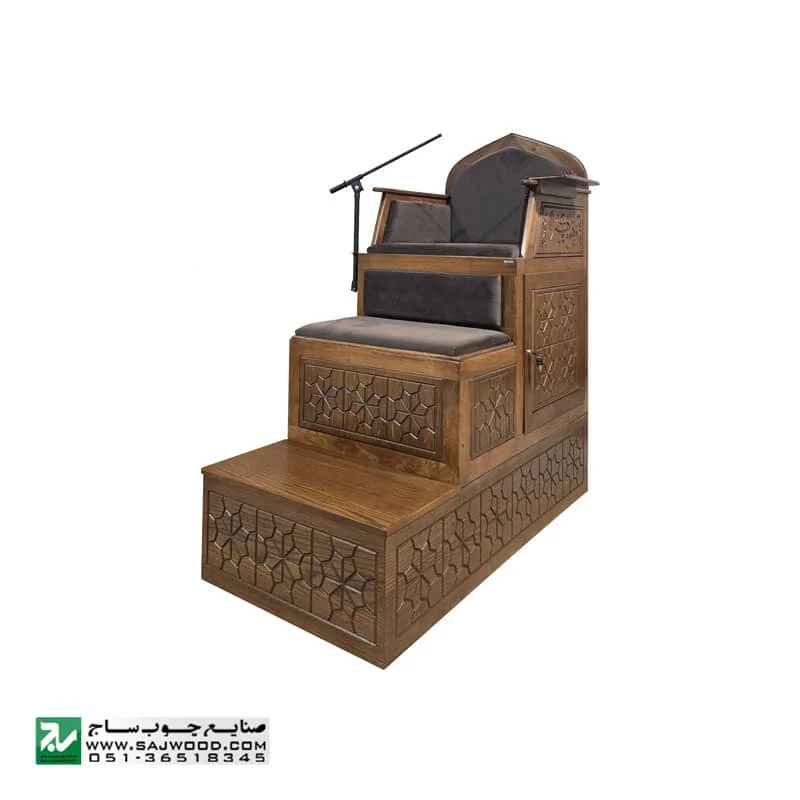 منبر چوبی صنایع چوب ساج کد 131 سفارشی