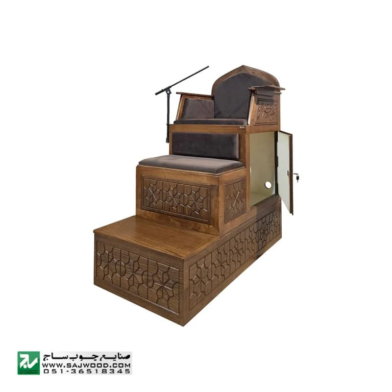 منبر چوبی صنایع چوب ساج کد 131 سفارشی