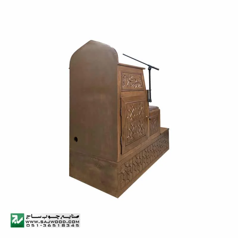 منبر چوبی صنایع چوب ساج کد 131 سفارشی