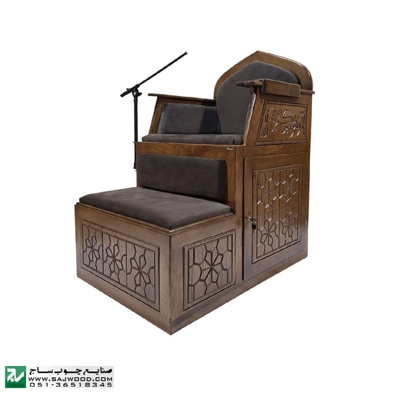 منبر چوبی صنایع چوب ساج کد 130 سفارشی